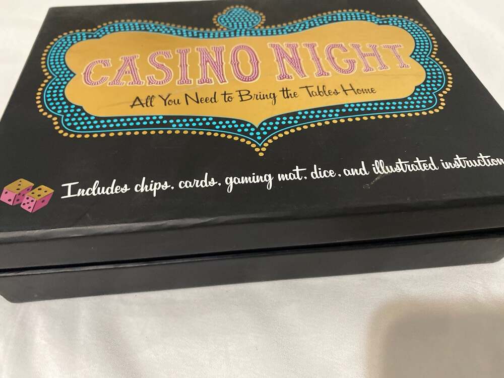 Casino Night Game, Brand New as never played and cards are still sealed.